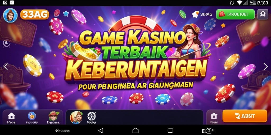 Tampilan gameplay menarik dalam 33AG dengan elemen kasino.