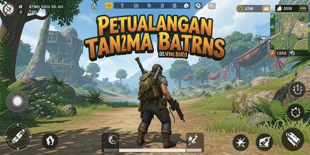 Gameplay ATM138 menampilkan dunia terbuka yang kaya dan penuh petualangan.
