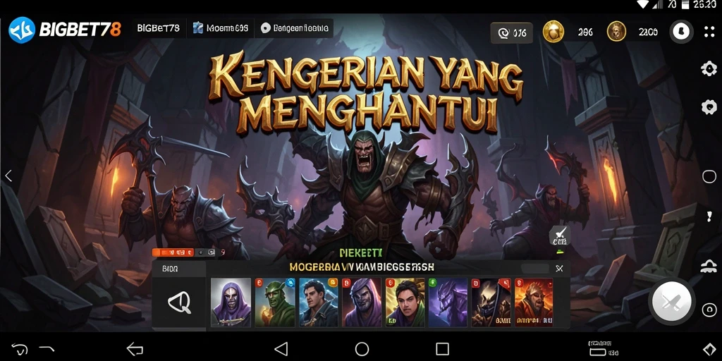 Screenshot menunjukkan suasana mencekam dari gameplay horror.