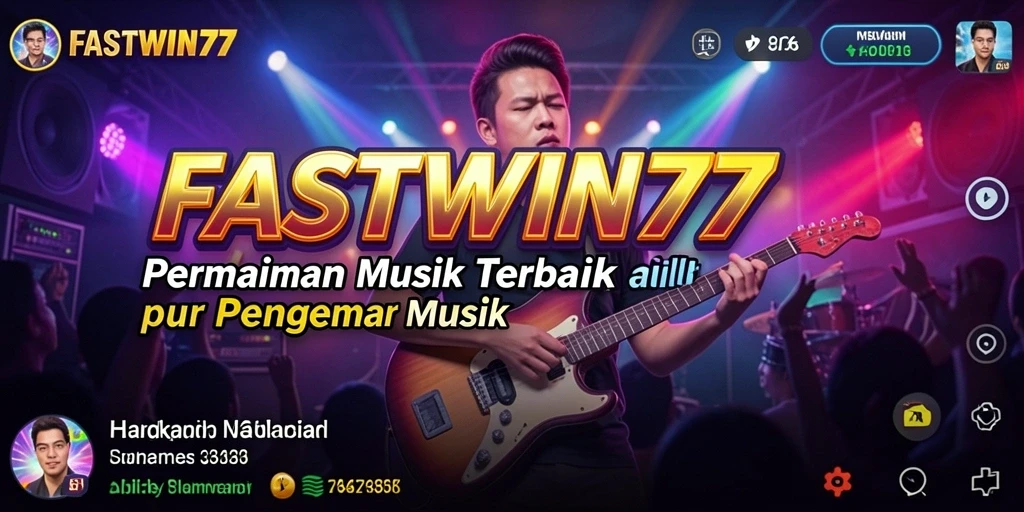 Tampilan gameplay seru dari FASTWIN77 yang penuh dengan aksi musik.