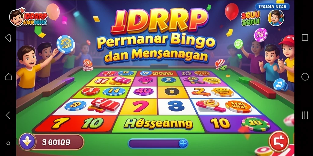 Tampilan gameplay Bingo yang menarik dan interaktif di IDRRP.