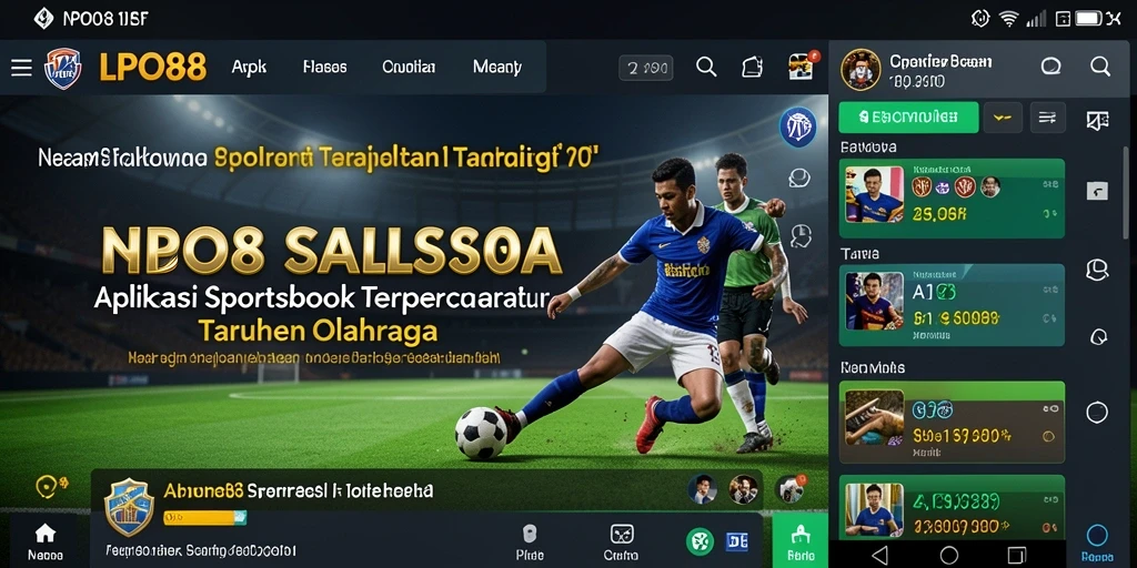 Tampilan antarmuka LPO88 yang menarik untuk taruhan olahraga.