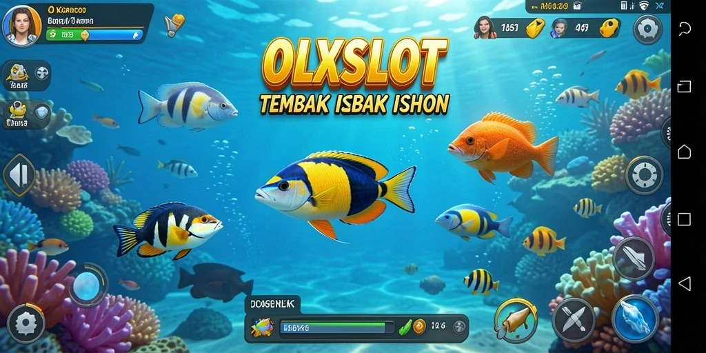 Tampilan gameplay Tembak Ikan yang seru dan menarik.