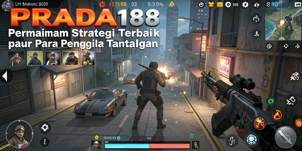 Tampilan gameplay strategi mendebarkan di PRADA188