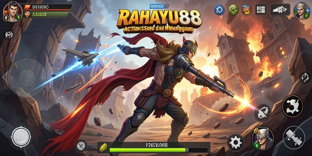 Tampilan screenshot RAHAYU88 yang menampilkan aksi mendebarkan dalam permainan.