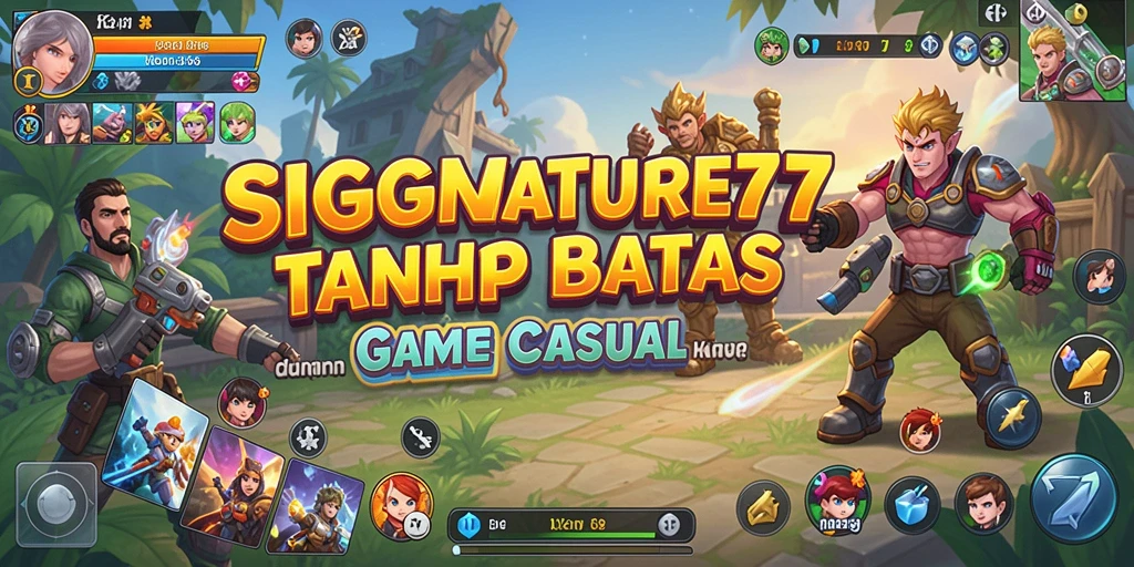 Screenshot gameplay SIGNATURE77 menampilkan serunya tantangan Casual.