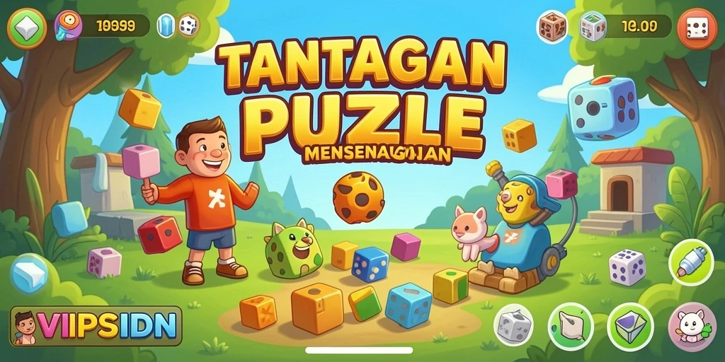 Screenshot gameplay SVIPSIDN dengan tantangan puzzle yang menarik.